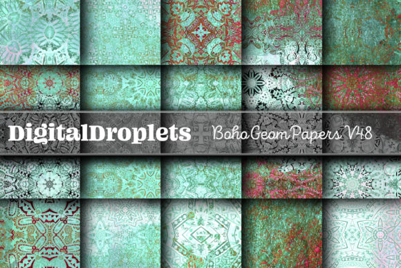 Boho Geom Papers Vol. 48 | Collection