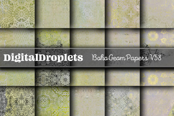 Boho Geom Papers Vol. 58 | Collection: Your New Creative Staple