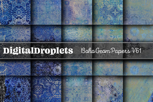 Boho Geom Papers Vol. 61: A Creative Asset for Modern Designers