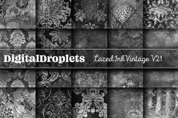 Laced Ink Vintage Vol. 21: Layered Textures for Timeless Design