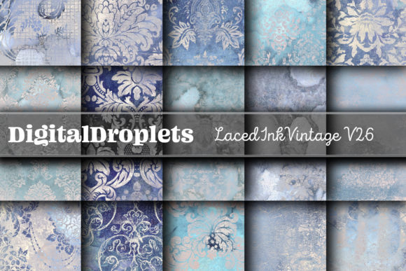 Laced Ink Vintage Vol. 26 | Collection: Textured Design Assets