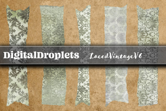 Laced Vintage Vol. 6: 180 Washi Tapes for Digital Design