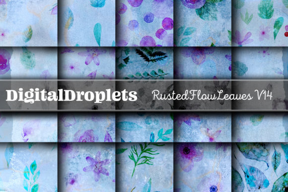 Rusted Flow Leaves Vol. 14: A Grungy Textured Collection