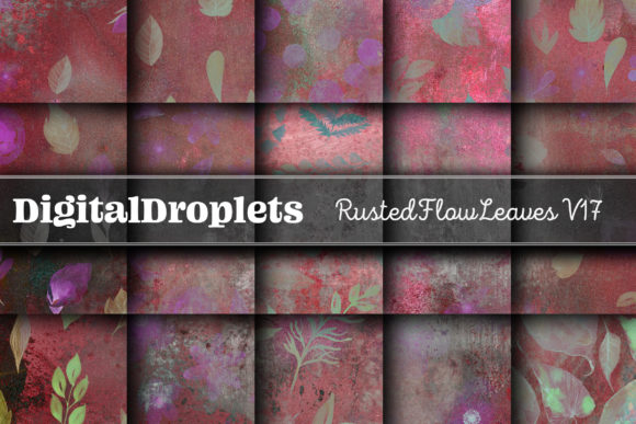 Rusted Flow Leaves Vol. 17: A Deep Dive into Grungy Textured Papers