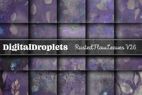 Rusted Flow Leaves Vol. 26: A Textured Paper Collection for Digital Crafters