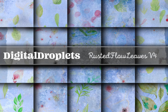 Rusted Flow Leaves Vol. 4: A Textured Designer's Toolkit