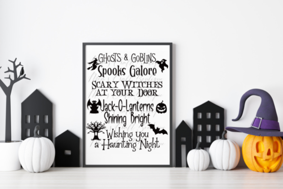 Spooky Season Style: The Ghost Goblins Witches Halloween SVG Collection