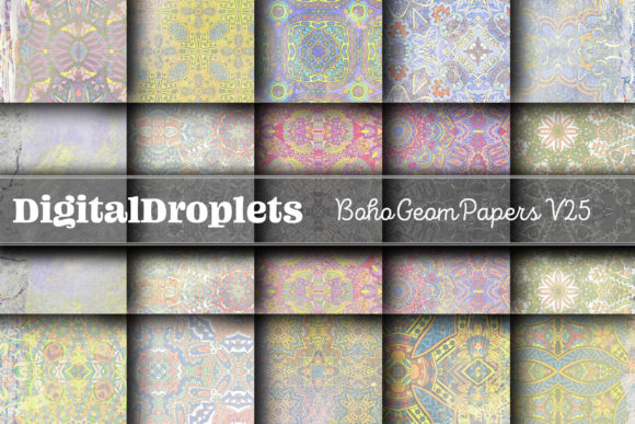 Unpacking the Boho Geom Papers Vol. 25 | Collection